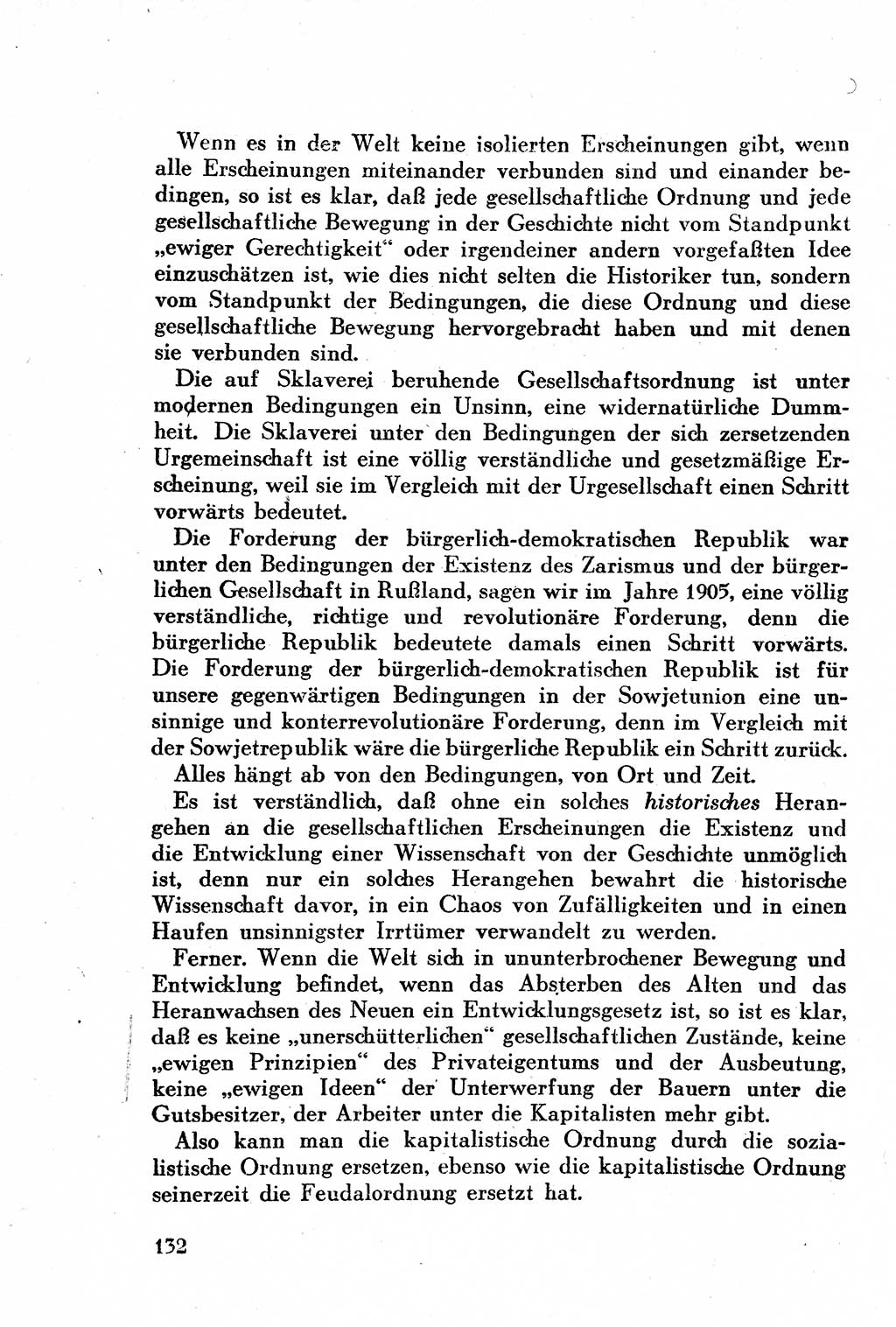Geschichte der Kommunistischen Partei der Sowjetunion (KPdSU) [Sowjetische Besatzungszone (SBZ) Deutschlands] 1946, Seite 132 (Gesch. KPdSU SBZ Dtl. 1946, S. 132)