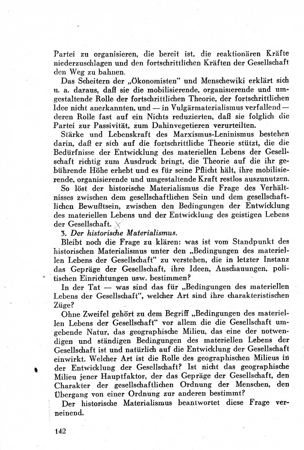 Geschichte der Kommunistischen Partei der Sowjetunion (KPdSU) [Sowjetische Besatzungszone (SBZ) Deutschlands] 1946, Seite 142 (Gesch. KPdSU SBZ Dtl. 1946, S. 142)