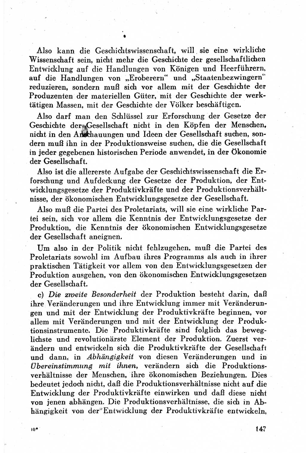 Geschichte der Kommunistischen Partei der Sowjetunion (KPdSU) [Sowjetische Besatzungszone (SBZ) Deutschlands] 1946, Seite 147 (Gesch. KPdSU SBZ Dtl. 1946, S. 147)