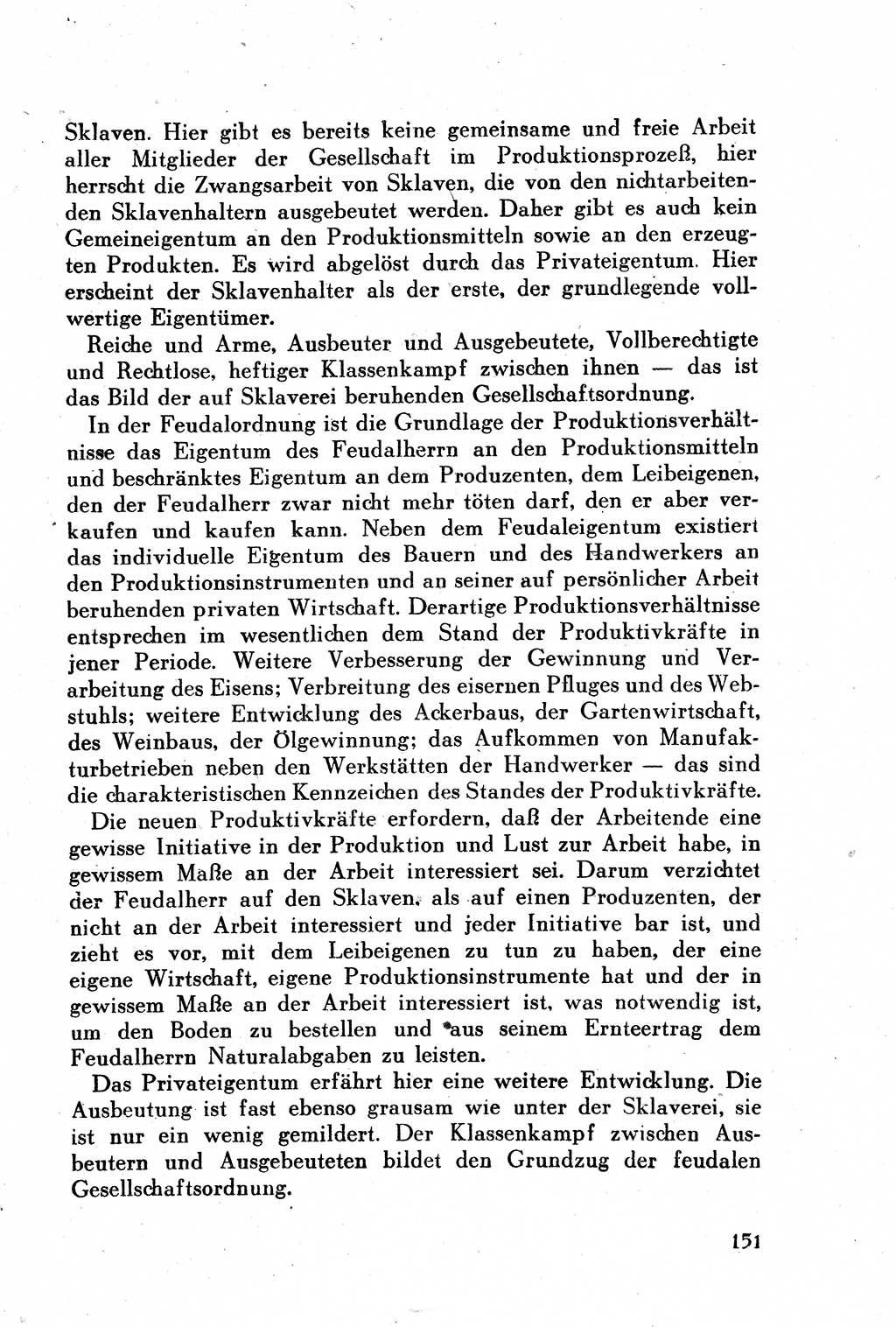 Geschichte der Kommunistischen Partei der Sowjetunion (KPdSU) [Sowjetische Besatzungszone (SBZ) Deutschlands] 1946, Seite 151 (Gesch. KPdSU SBZ Dtl. 1946, S. 151)