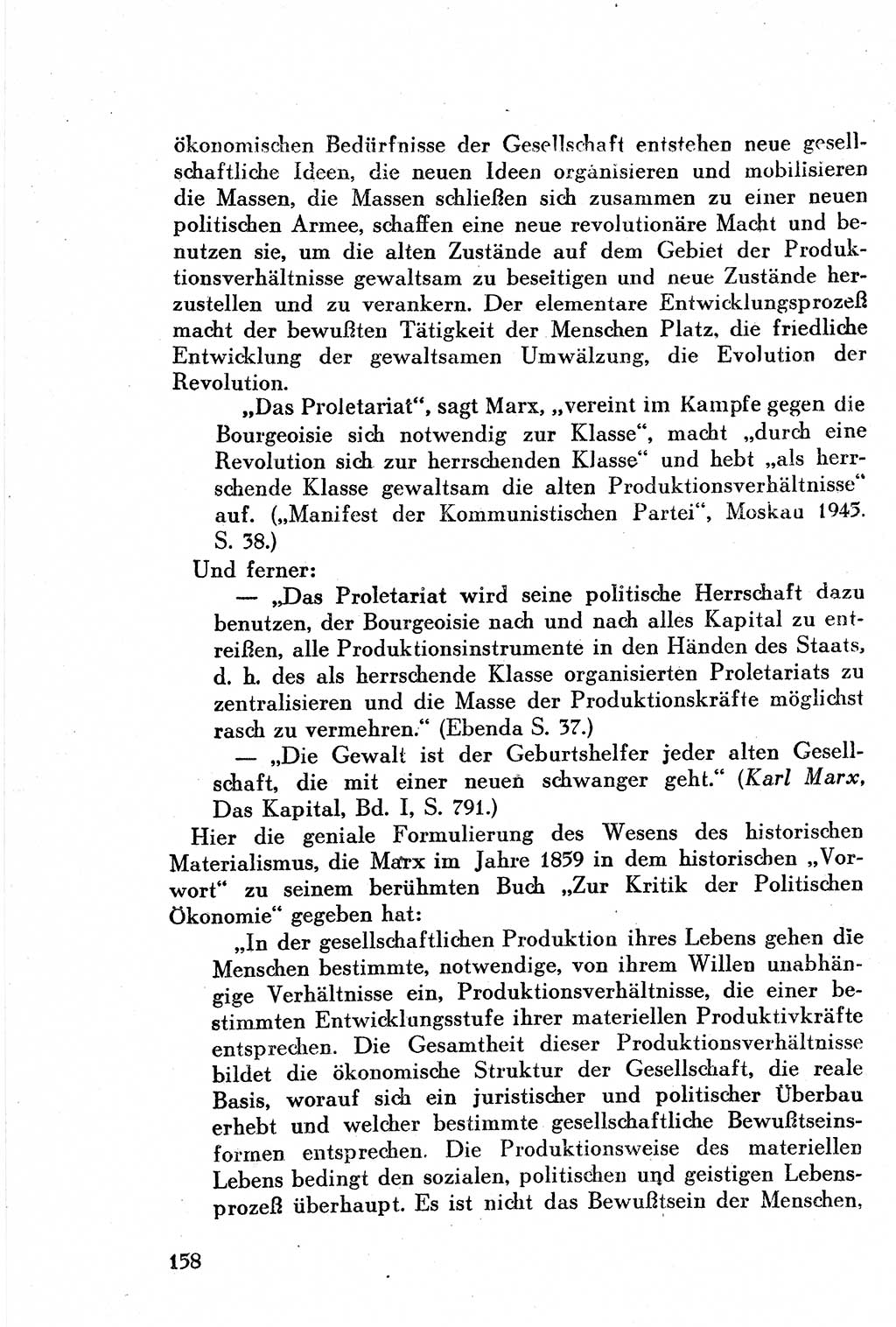 Geschichte der Kommunistischen Partei der Sowjetunion (KPdSU) [Sowjetische Besatzungszone (SBZ) Deutschlands] 1946, Seite 158 (Gesch. KPdSU SBZ Dtl. 1946, S. 158)