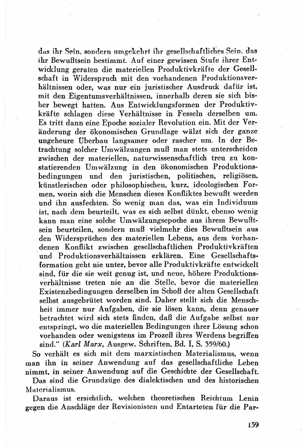 Geschichte der Kommunistischen Partei der Sowjetunion (KPdSU) [Sowjetische Besatzungszone (SBZ) Deutschlands] 1946, Seite 159 (Gesch. KPdSU SBZ Dtl. 1946, S. 159)