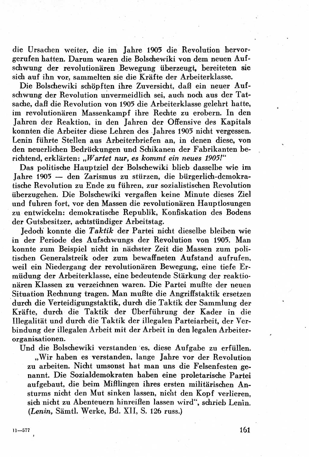 Geschichte der Kommunistischen Partei der Sowjetunion (KPdSU) [Sowjetische Besatzungszone (SBZ) Deutschlands] 1946, Seite 161 (Gesch. KPdSU SBZ Dtl. 1946, S. 161)