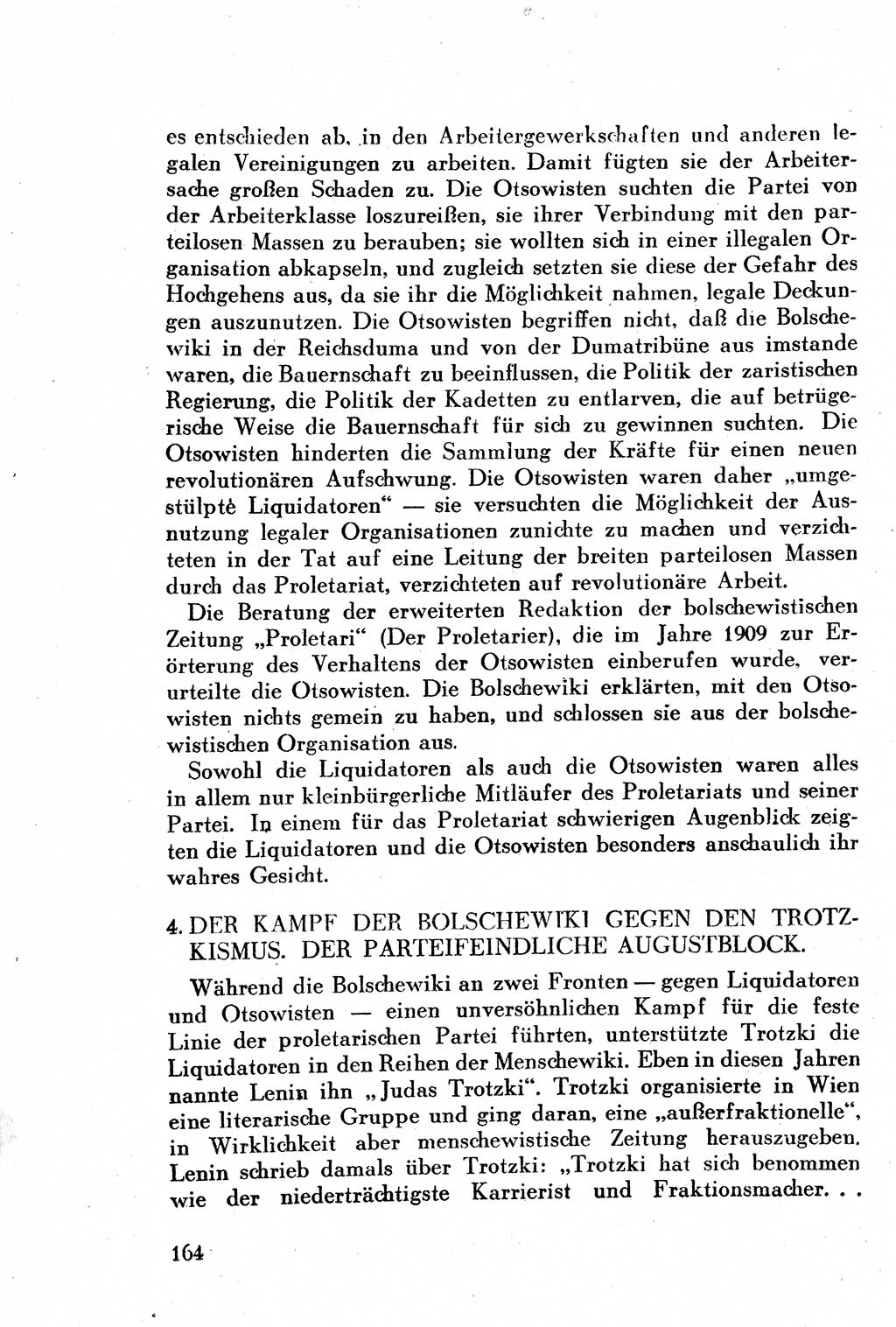 Geschichte der Kommunistischen Partei der Sowjetunion (KPdSU) [Sowjetische Besatzungszone (SBZ) Deutschlands] 1946, Seite 164 (Gesch. KPdSU SBZ Dtl. 1946, S. 164)