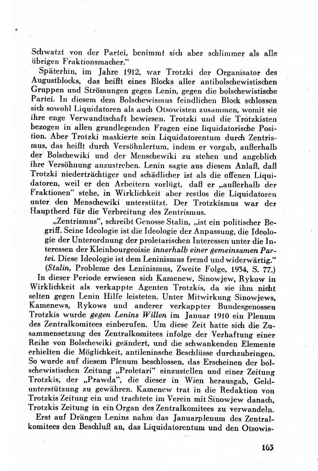 Geschichte der Kommunistischen Partei der Sowjetunion (KPdSU) [Sowjetische Besatzungszone (SBZ) Deutschlands] 1946, Seite 165 (Gesch. KPdSU SBZ Dtl. 1946, S. 165)