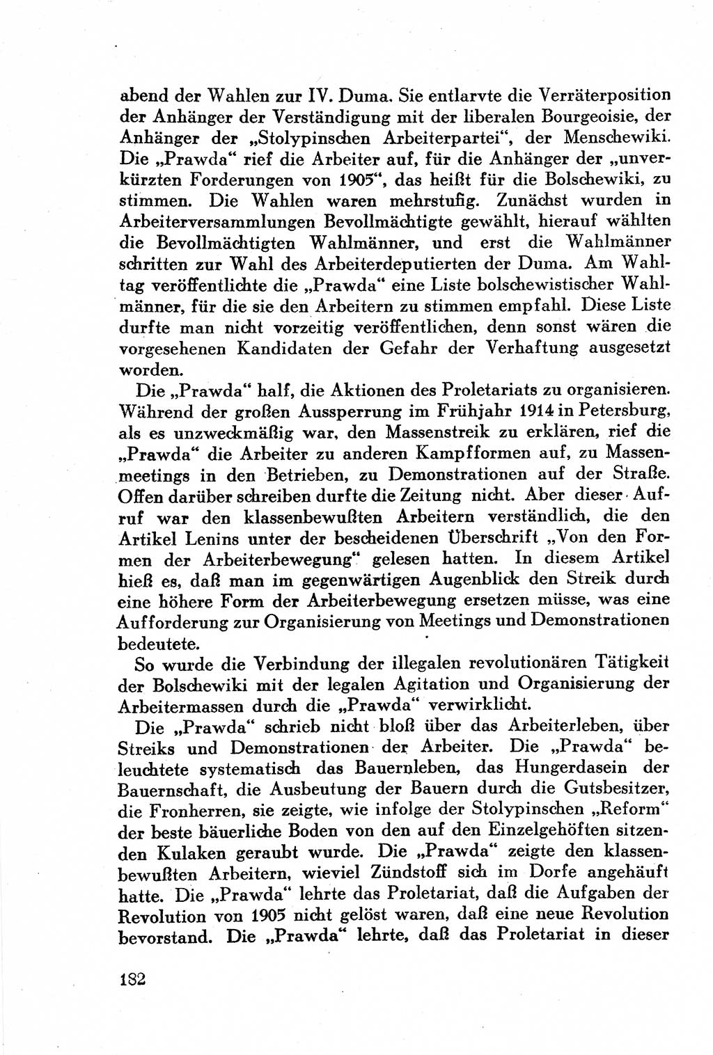 Geschichte der Kommunistischen Partei der Sowjetunion (KPdSU) [Sowjetische Besatzungszone (SBZ) Deutschlands] 1946, Seite 182 (Gesch. KPdSU SBZ Dtl. 1946, S. 182)