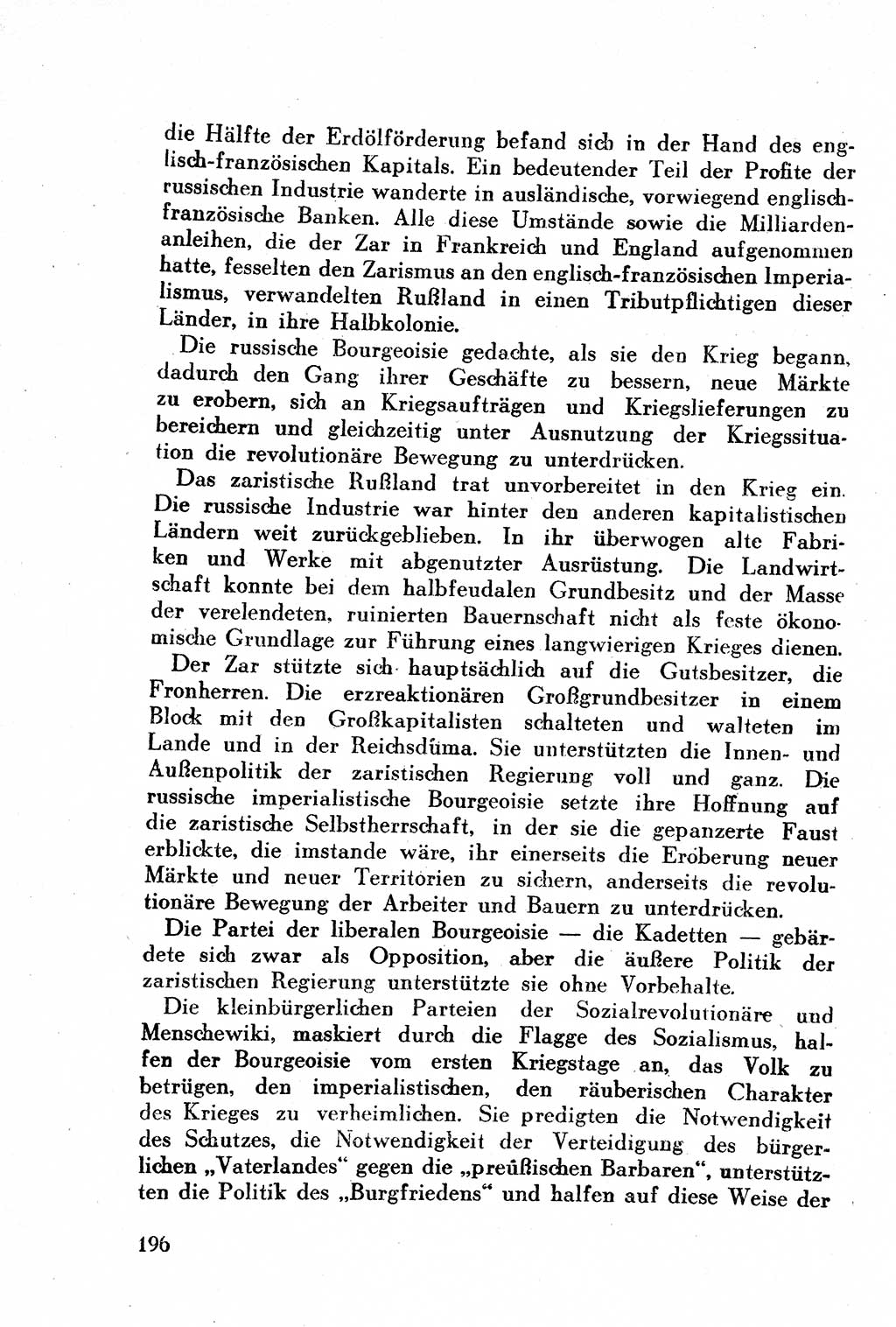 Geschichte der Kommunistischen Partei der Sowjetunion (KPdSU) [Sowjetische Besatzungszone (SBZ) Deutschlands] 1946, Seite 196 (Gesch. KPdSU SBZ Dtl. 1946, S. 196)