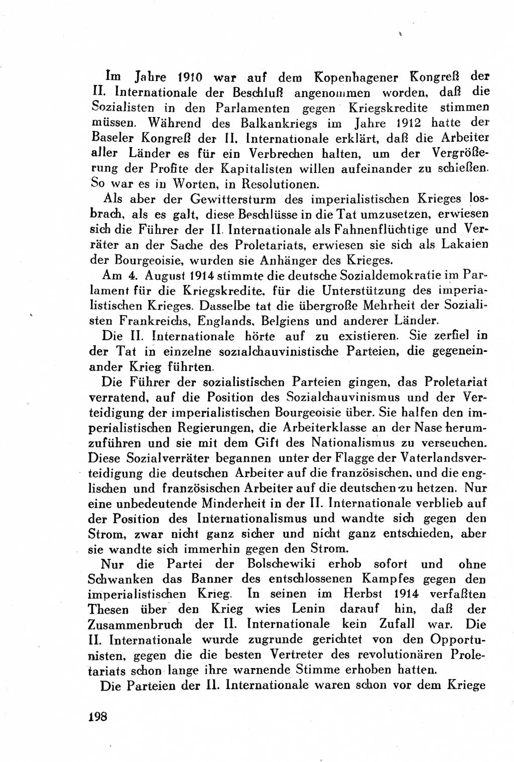 Geschichte der Kommunistischen Partei der Sowjetunion (KPdSU) [Sowjetische Besatzungszone (SBZ) Deutschlands] 1946, Seite 198 (Gesch. KPdSU SBZ Dtl. 1946, S. 198)