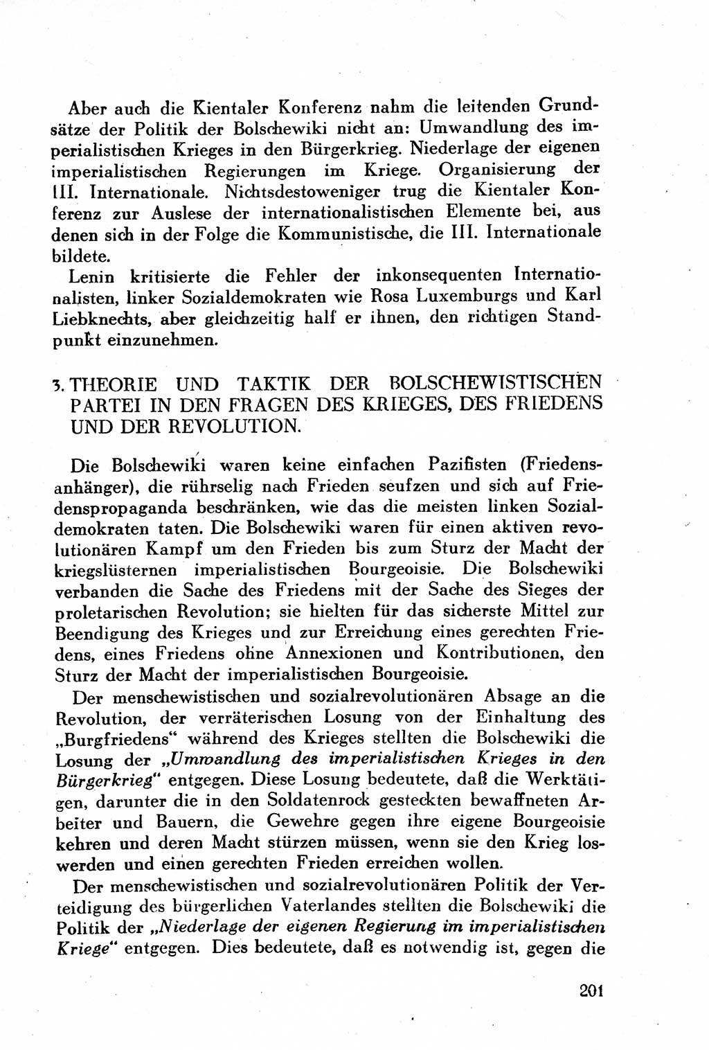 Geschichte der Kommunistischen Partei der Sowjetunion (KPdSU) [Sowjetische Besatzungszone (SBZ) Deutschlands] 1946, Seite 201 (Gesch. KPdSU SBZ Dtl. 1946, S. 201)