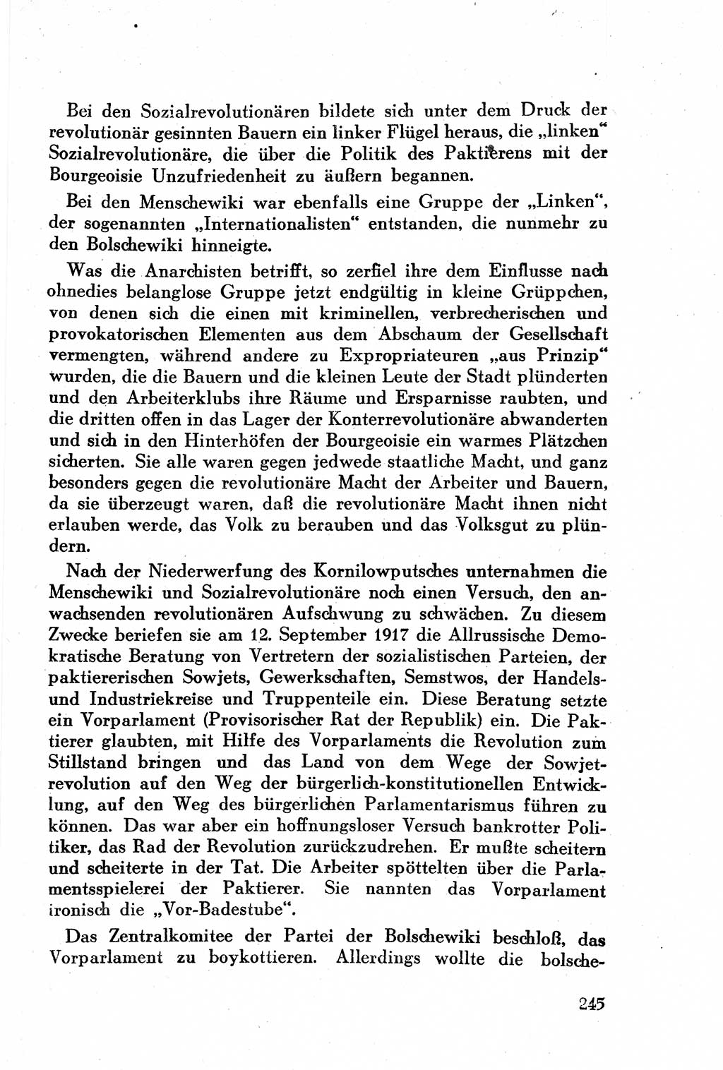Geschichte der Kommunistischen Partei der Sowjetunion (KPdSU) [Sowjetische Besatzungszone (SBZ) Deutschlands] 1946, Seite 245 (Gesch. KPdSU SBZ Dtl. 1946, S. 245)