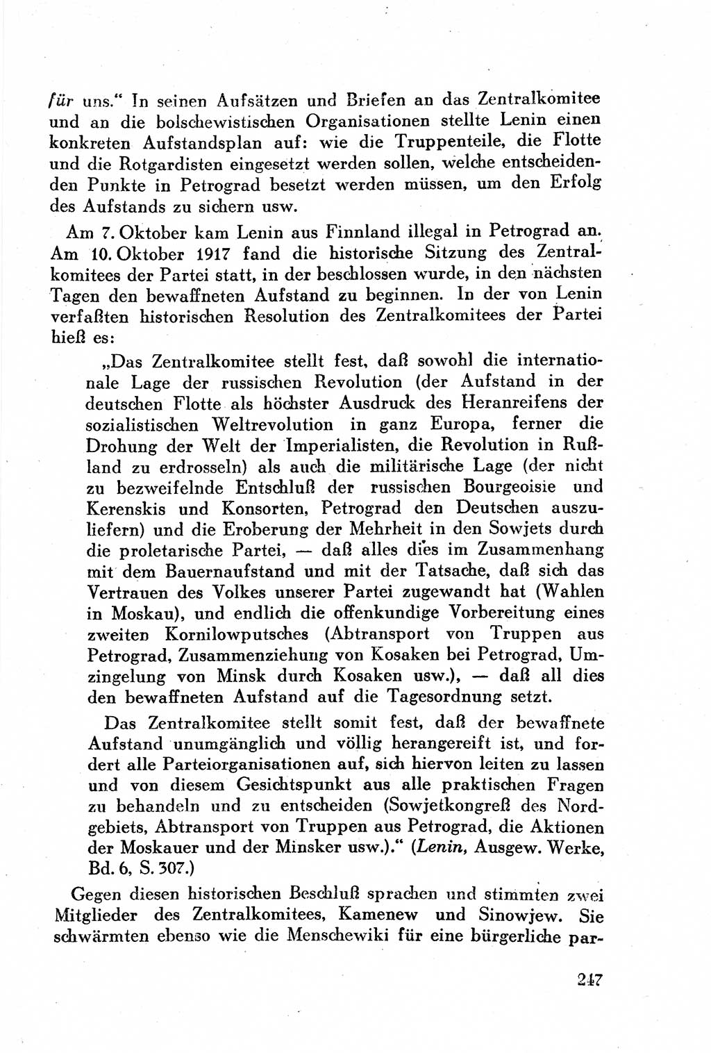 Geschichte der Kommunistischen Partei der Sowjetunion (KPdSU) [Sowjetische Besatzungszone (SBZ) Deutschlands] 1946, Seite 247 (Gesch. KPdSU SBZ Dtl. 1946, S. 247)