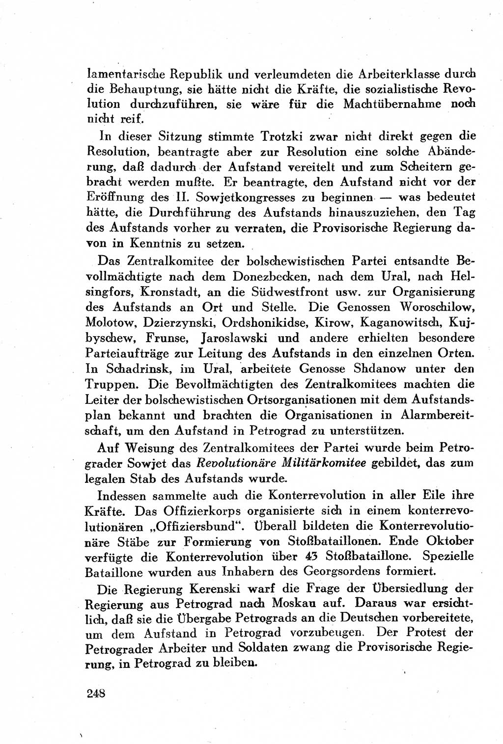 Geschichte der Kommunistischen Partei der Sowjetunion (KPdSU) [Sowjetische Besatzungszone (SBZ) Deutschlands] 1946, Seite 248 (Gesch. KPdSU SBZ Dtl. 1946, S. 248)