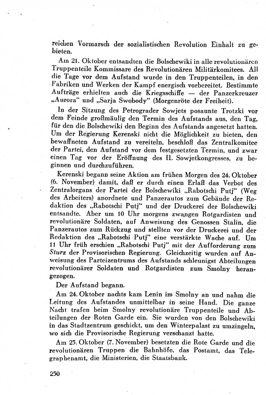 Geschichte der Kommunistischen Partei der Sowjetunion (KPdSU) [Sowjetische Besatzungszone (SBZ) Deutschlands] 1946, Seite 250 (Gesch. KPdSU SBZ Dtl. 1946, S. 250)