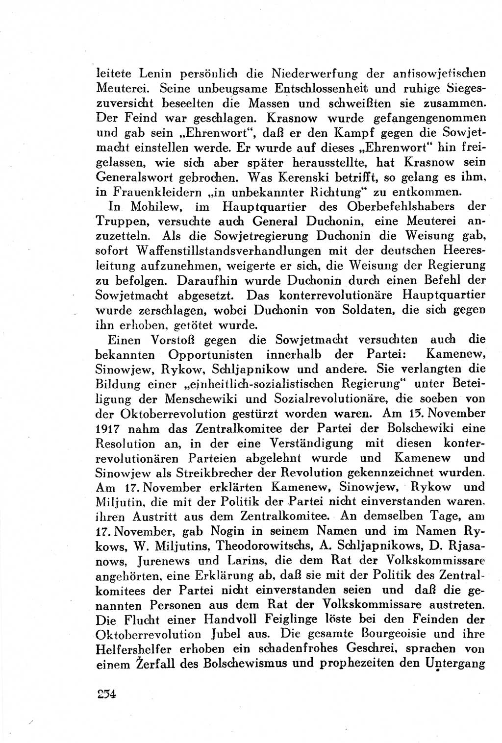 Geschichte der Kommunistischen Partei der Sowjetunion (KPdSU) [Sowjetische Besatzungszone (SBZ) Deutschlands] 1946, Seite 254 (Gesch. KPdSU SBZ Dtl. 1946, S. 254)