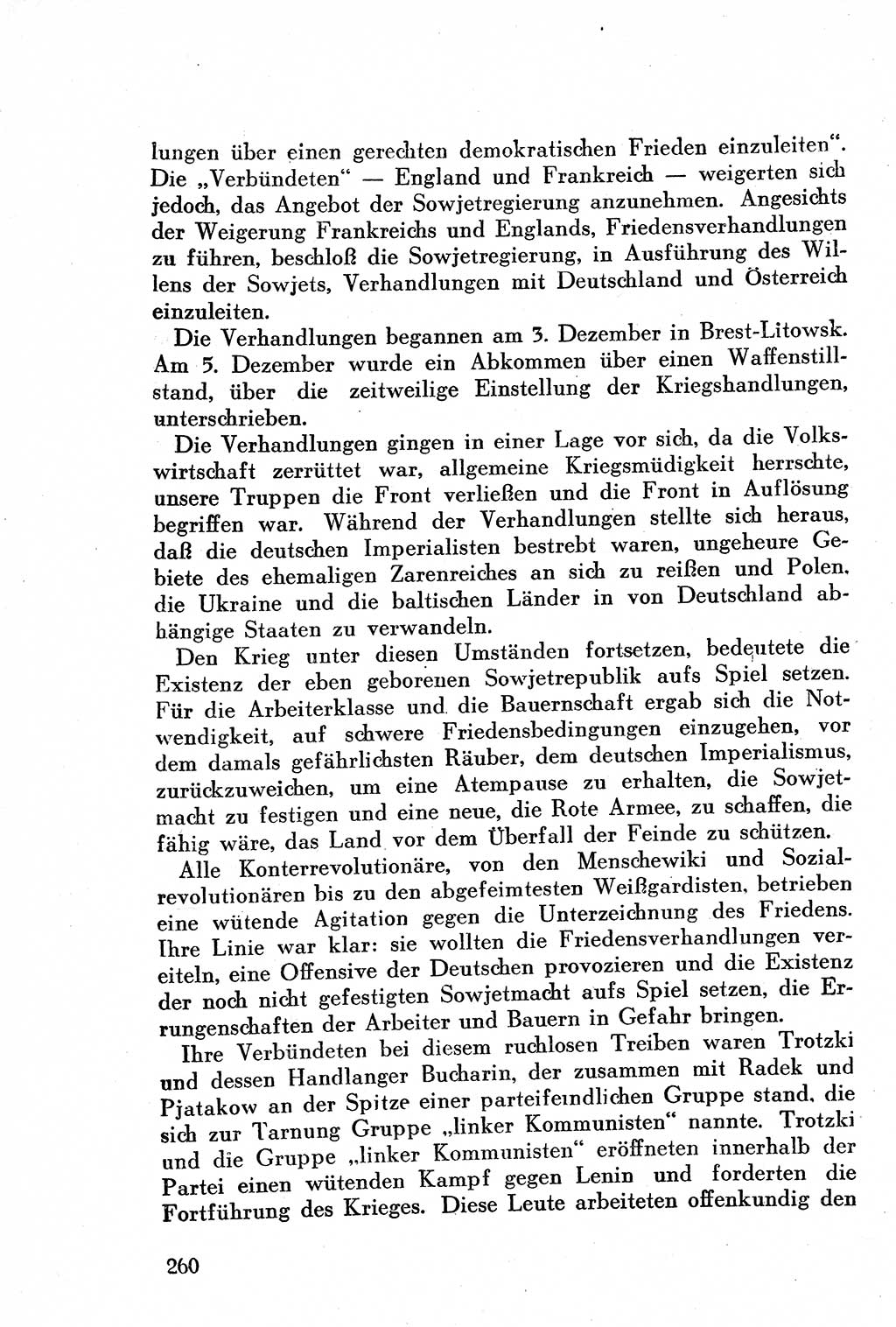 Geschichte der Kommunistischen Partei der Sowjetunion (KPdSU) [Sowjetische Besatzungszone (SBZ) Deutschlands] 1946, Seite 260 (Gesch. KPdSU SBZ Dtl. 1946, S. 260)