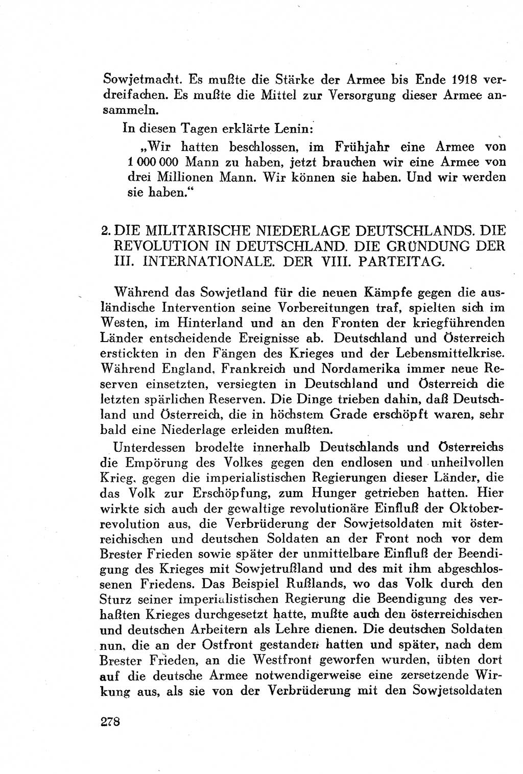 Geschichte der Kommunistischen Partei der Sowjetunion (KPdSU) [Sowjetische Besatzungszone (SBZ) Deutschlands] 1946, Seite 278 (Gesch. KPdSU SBZ Dtl. 1946, S. 278)