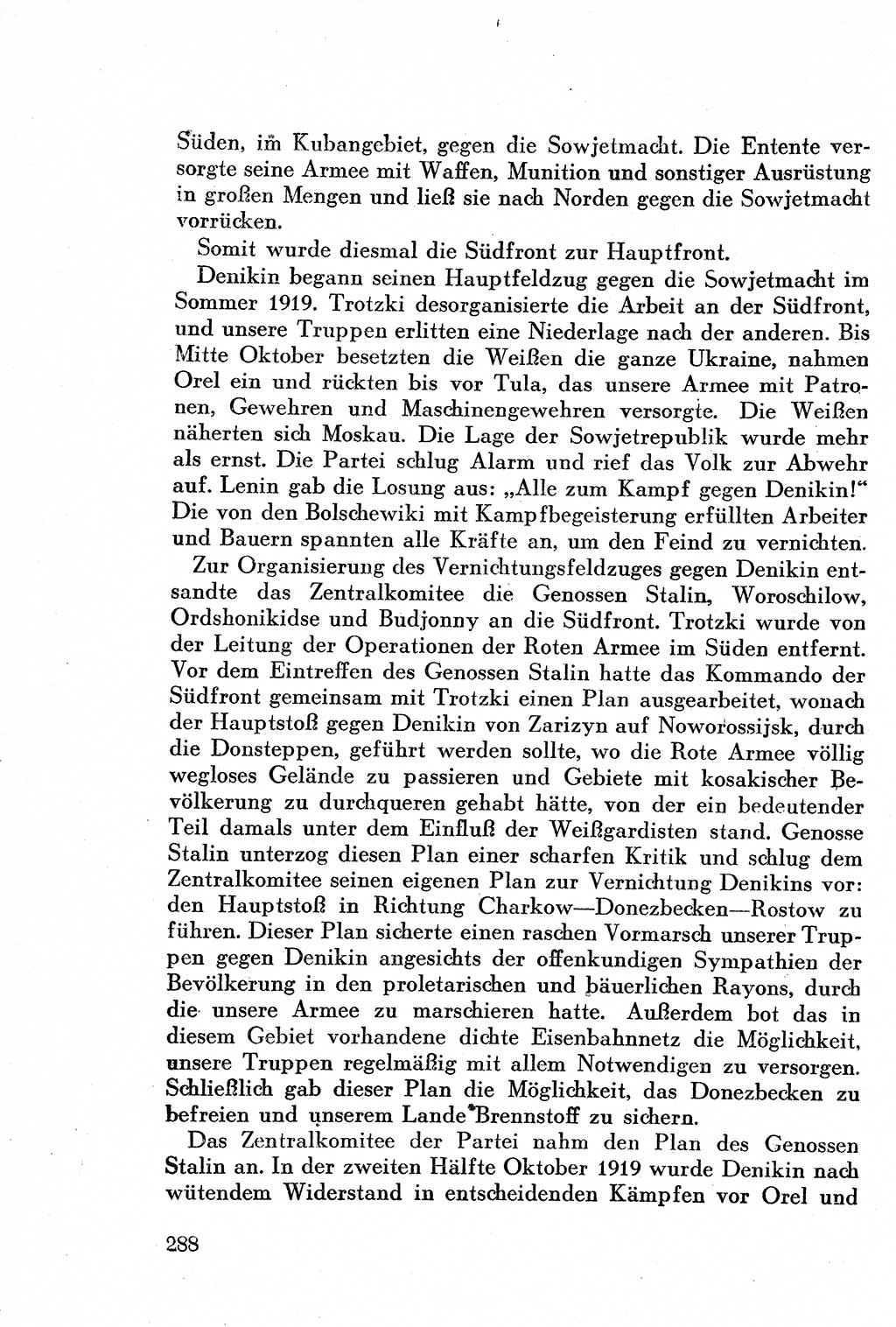 Geschichte der Kommunistischen Partei der Sowjetunion (KPdSU) [Sowjetische Besatzungszone (SBZ) Deutschlands] 1946, Seite 288 (Gesch. KPdSU SBZ Dtl. 1946, S. 288)