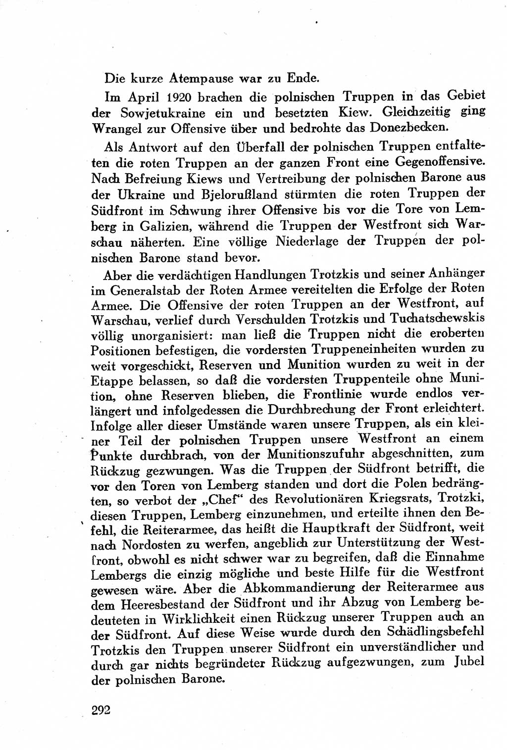 Geschichte der Kommunistischen Partei der Sowjetunion (KPdSU) [Sowjetische Besatzungszone (SBZ) Deutschlands] 1946, Seite 292 (Gesch. KPdSU SBZ Dtl. 1946, S. 292)