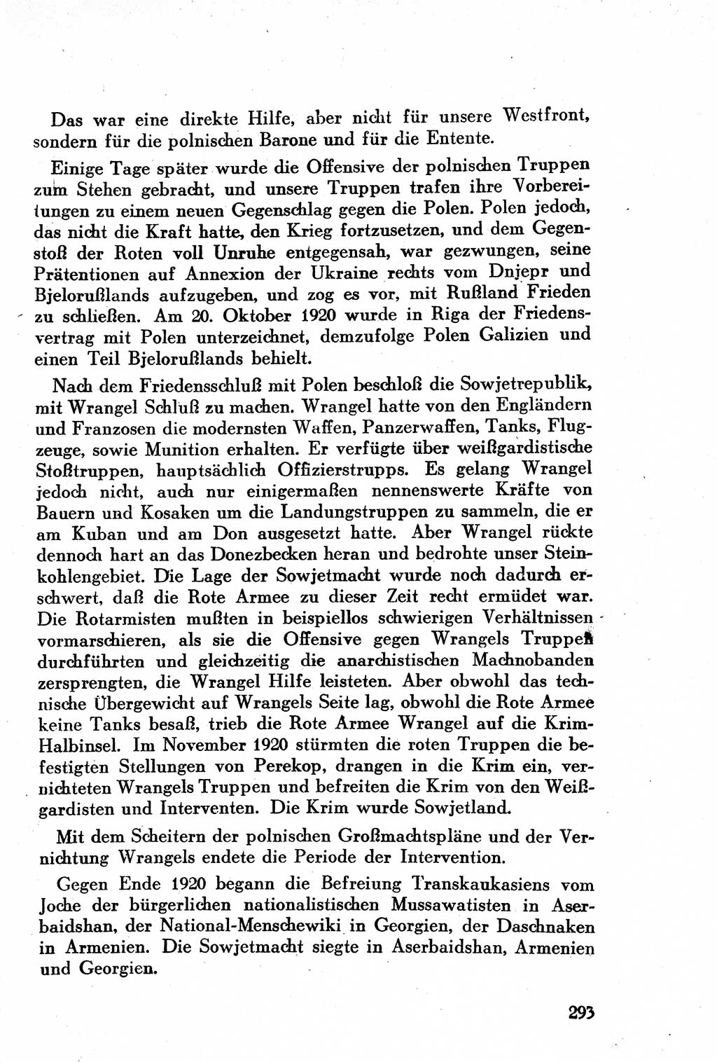 Geschichte der Kommunistischen Partei der Sowjetunion (KPdSU) [Sowjetische Besatzungszone (SBZ) Deutschlands] 1946, Seite 293 (Gesch. KPdSU SBZ Dtl. 1946, S. 293)