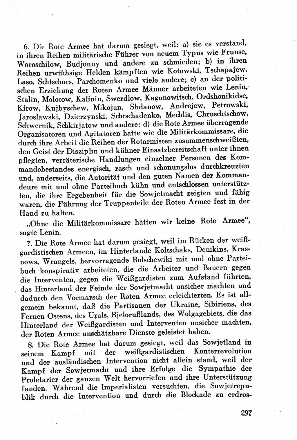 Geschichte der Kommunistischen Partei der Sowjetunion (KPdSU) [Sowjetische Besatzungszone (SBZ) Deutschlands] 1946, Seite 297 (Gesch. KPdSU SBZ Dtl. 1946, S. 297)