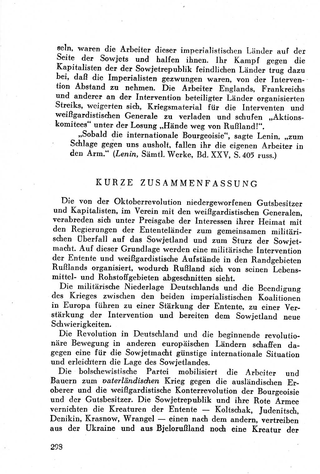 Geschichte der Kommunistischen Partei der Sowjetunion (KPdSU) [Sowjetische Besatzungszone (SBZ) Deutschlands] 1946, Seite 298 (Gesch. KPdSU SBZ Dtl. 1946, S. 298)