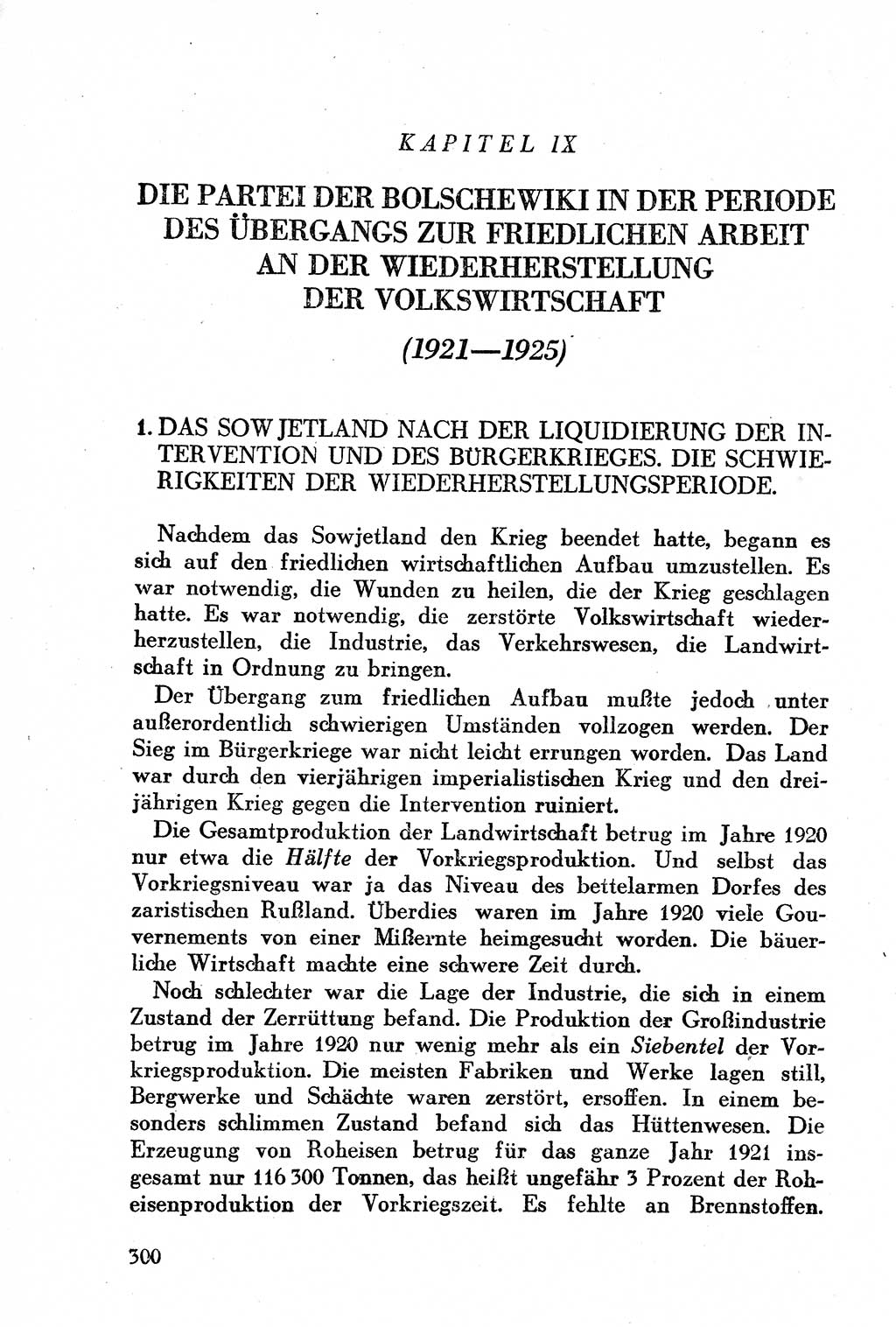 Geschichte der Kommunistischen Partei der Sowjetunion (KPdSU) [Sowjetische Besatzungszone (SBZ) Deutschlands] 1946, Seite 300 (Gesch. KPdSU SBZ Dtl. 1946, S. 300)