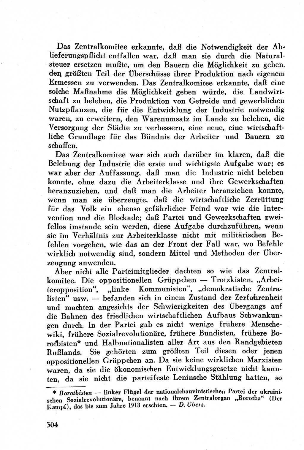 Geschichte der Kommunistischen Partei der Sowjetunion (KPdSU) [Sowjetische Besatzungszone (SBZ) Deutschlands] 1946, Seite 304 (Gesch. KPdSU SBZ Dtl. 1946, S. 304)