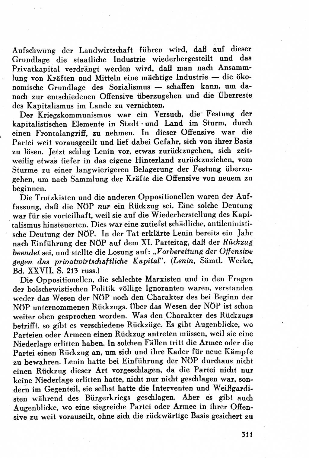 Geschichte der Kommunistischen Partei der Sowjetunion (KPdSU) [Sowjetische Besatzungszone (SBZ) Deutschlands] 1946, Seite 311 (Gesch. KPdSU SBZ Dtl. 1946, S. 311)