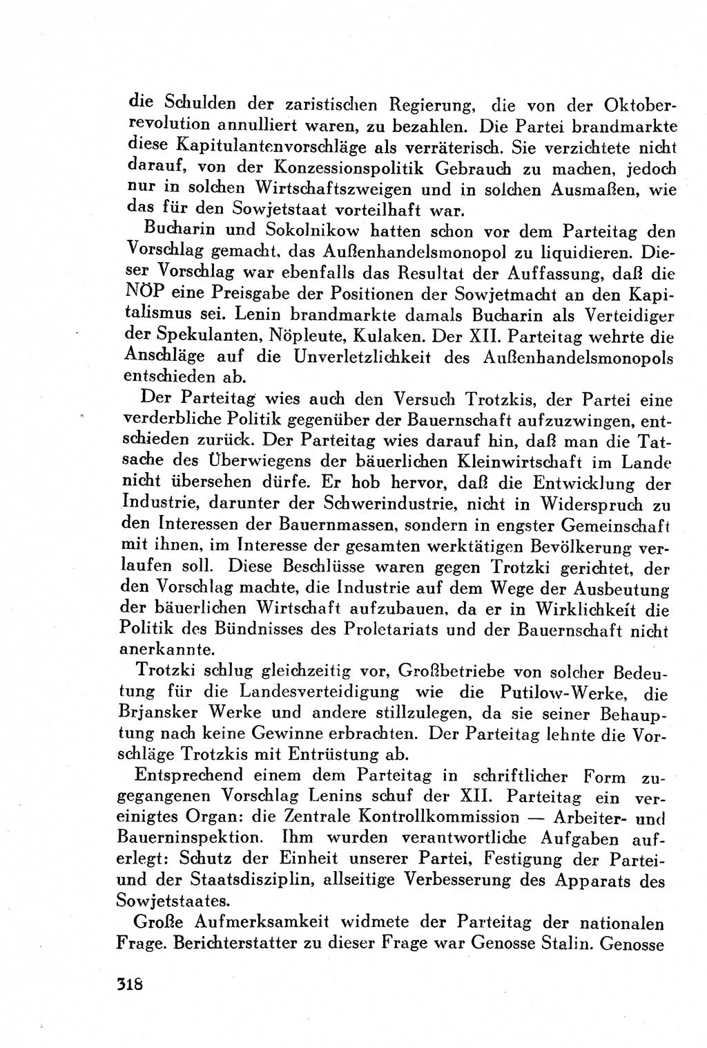 Geschichte der Kommunistischen Partei der Sowjetunion (KPdSU) [Sowjetische Besatzungszone (SBZ) Deutschlands] 1946, Seite 318 (Gesch. KPdSU SBZ Dtl. 1946, S. 318)