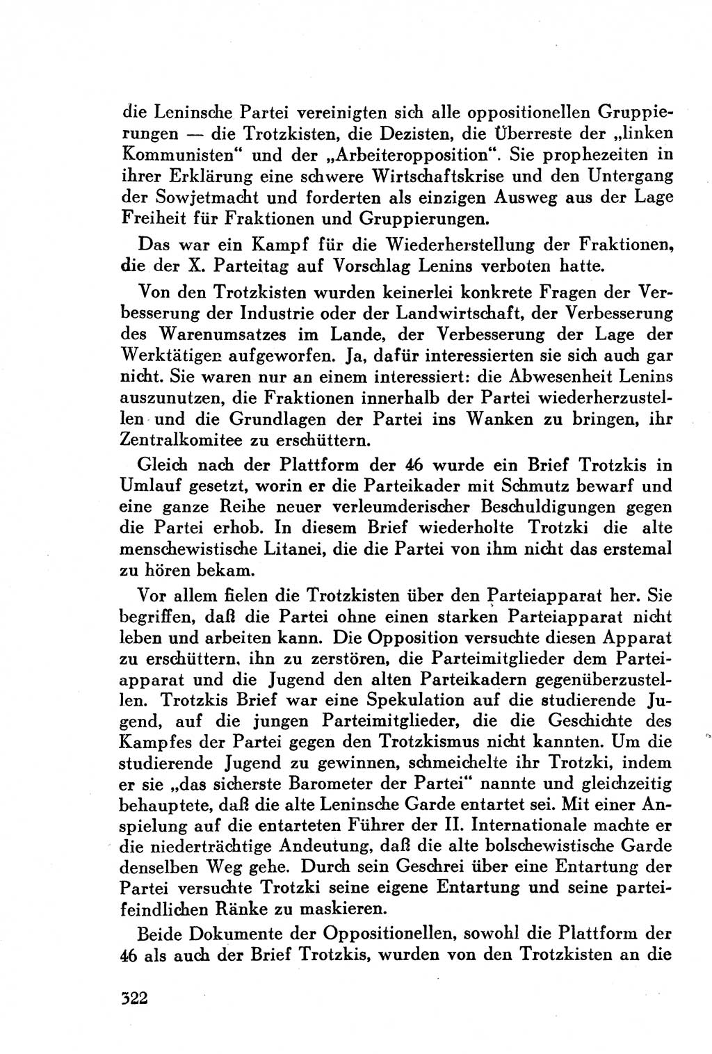 Geschichte der Kommunistischen Partei der Sowjetunion (KPdSU) [Sowjetische Besatzungszone (SBZ) Deutschlands] 1946, Seite 322 (Gesch. KPdSU SBZ Dtl. 1946, S. 322)
