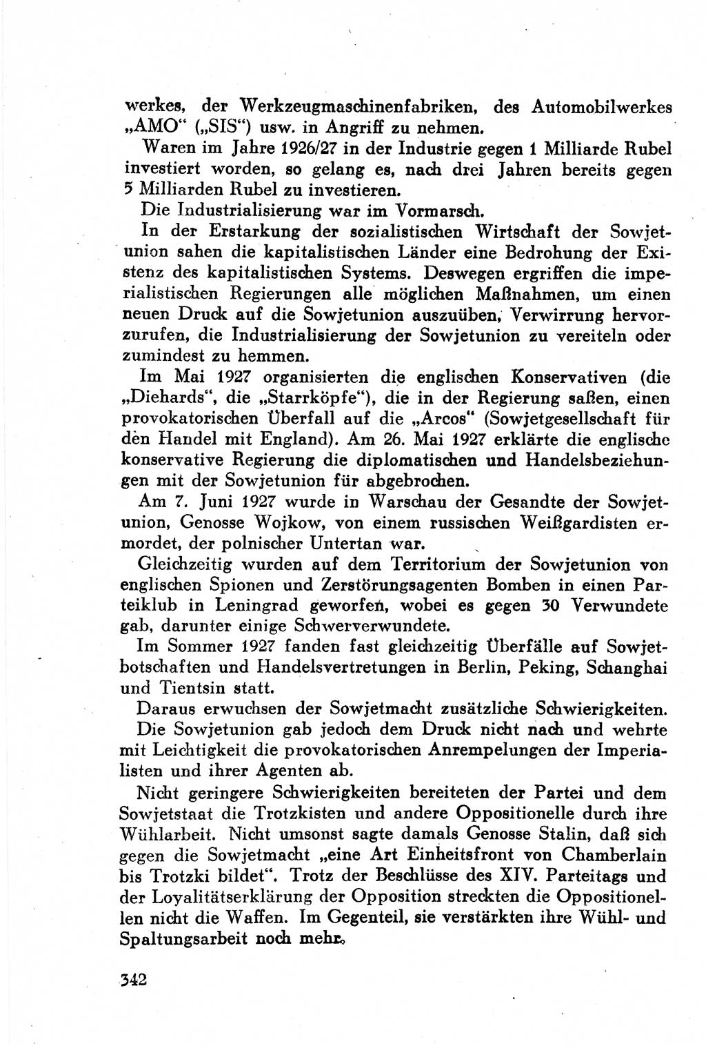 Geschichte der Kommunistischen Partei der Sowjetunion (KPdSU) [Sowjetische Besatzungszone (SBZ) Deutschlands] 1946, Seite 342 (Gesch. KPdSU SBZ Dtl. 1946, S. 342)