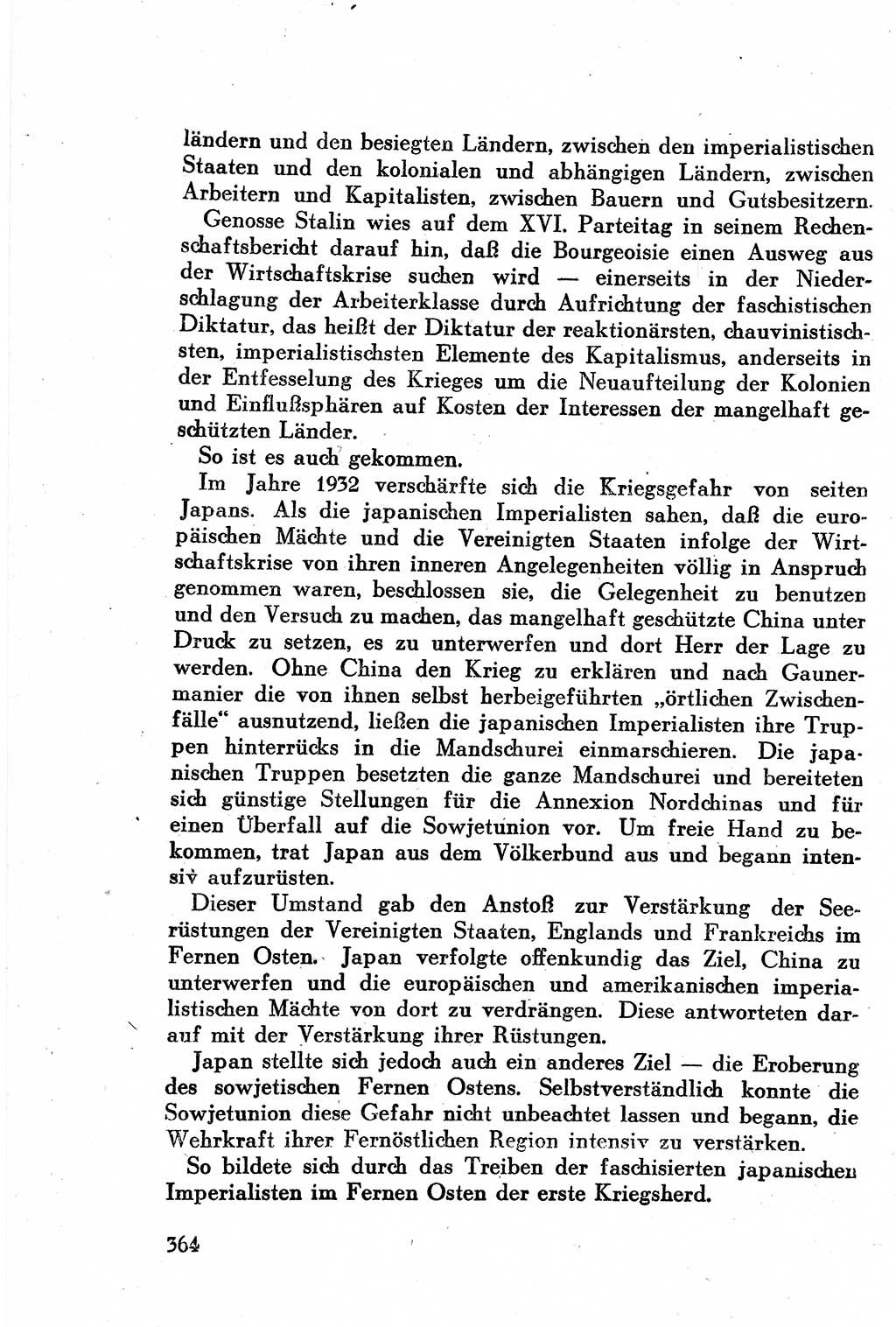 Geschichte der Kommunistischen Partei der Sowjetunion (KPdSU) [Sowjetische Besatzungszone (SBZ) Deutschlands] 1946, Seite 364 (Gesch. KPdSU SBZ Dtl. 1946, S. 364)