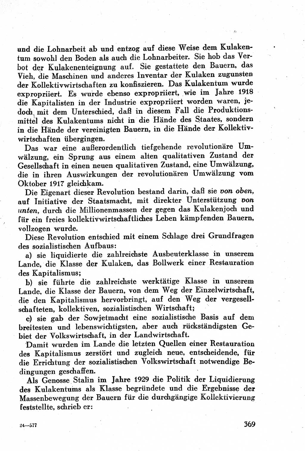 Geschichte der Kommunistischen Partei der Sowjetunion (KPdSU) [Sowjetische Besatzungszone (SBZ) Deutschlands] 1946, Seite 369 (Gesch. KPdSU SBZ Dtl. 1946, S. 369)