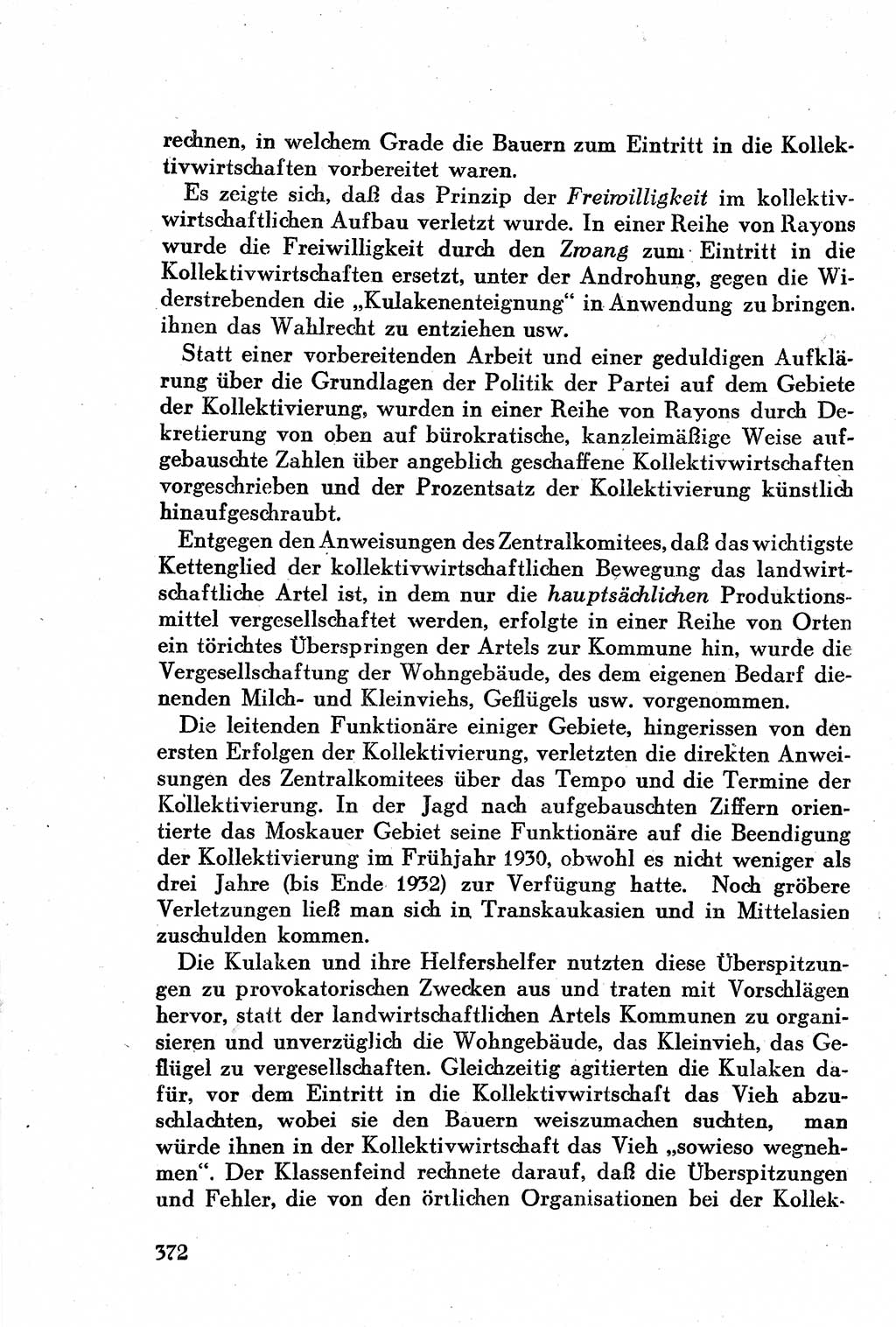 Geschichte der Kommunistischen Partei der Sowjetunion (KPdSU) [Sowjetische Besatzungszone (SBZ) Deutschlands] 1946, Seite 372 (Gesch. KPdSU SBZ Dtl. 1946, S. 372)