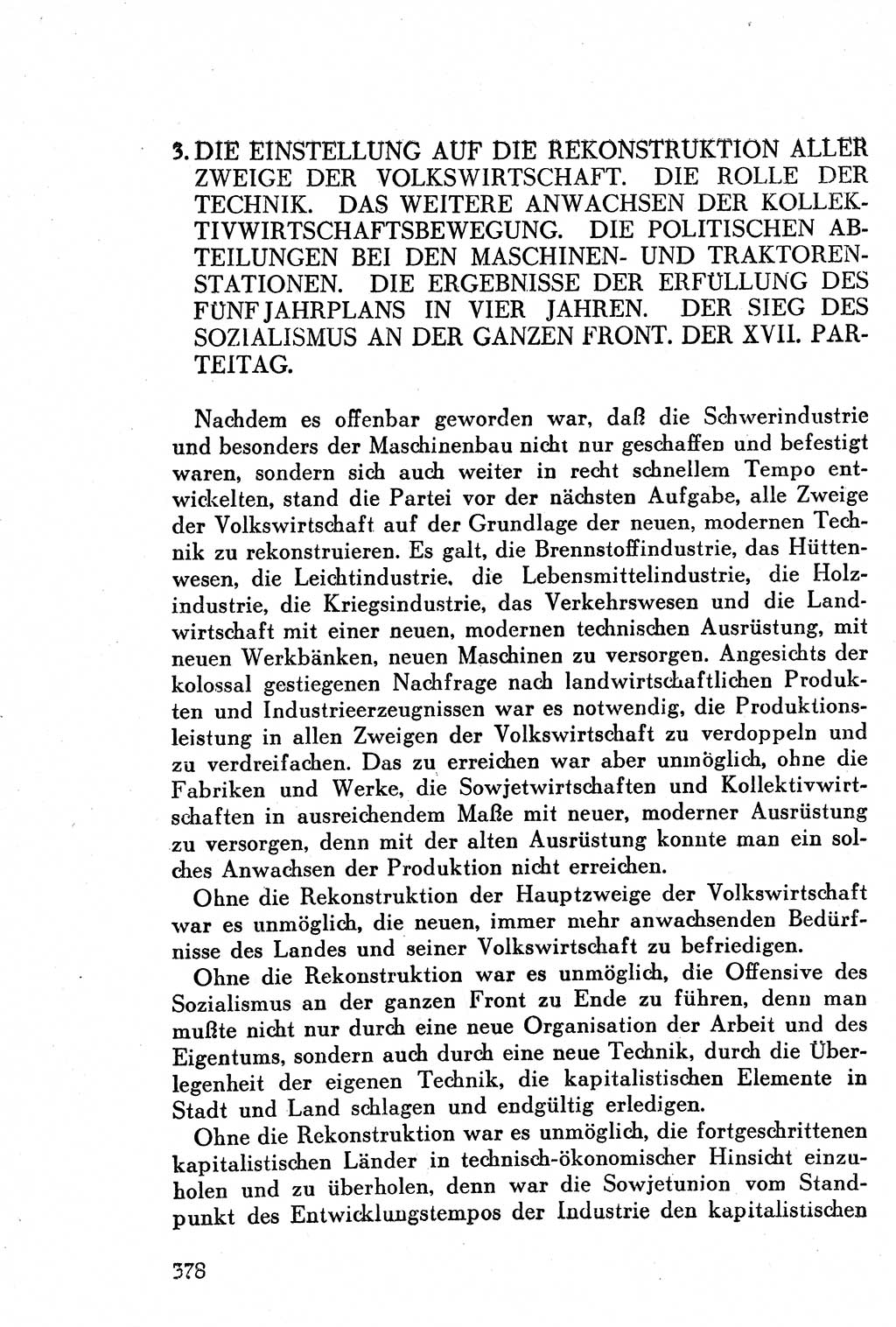 Geschichte der Kommunistischen Partei der Sowjetunion (KPdSU) [Sowjetische Besatzungszone (SBZ) Deutschlands] 1946, Seite 378 (Gesch. KPdSU SBZ Dtl. 1946, S. 378)