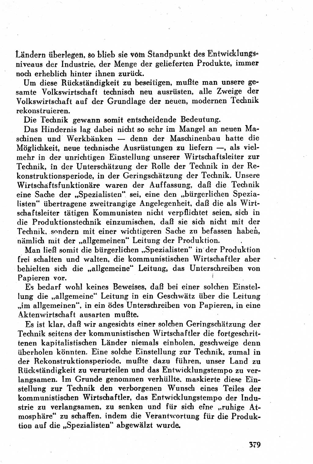 Geschichte der Kommunistischen Partei der Sowjetunion (KPdSU) [Sowjetische Besatzungszone (SBZ) Deutschlands] 1946, Seite 379 (Gesch. KPdSU SBZ Dtl. 1946, S. 379)