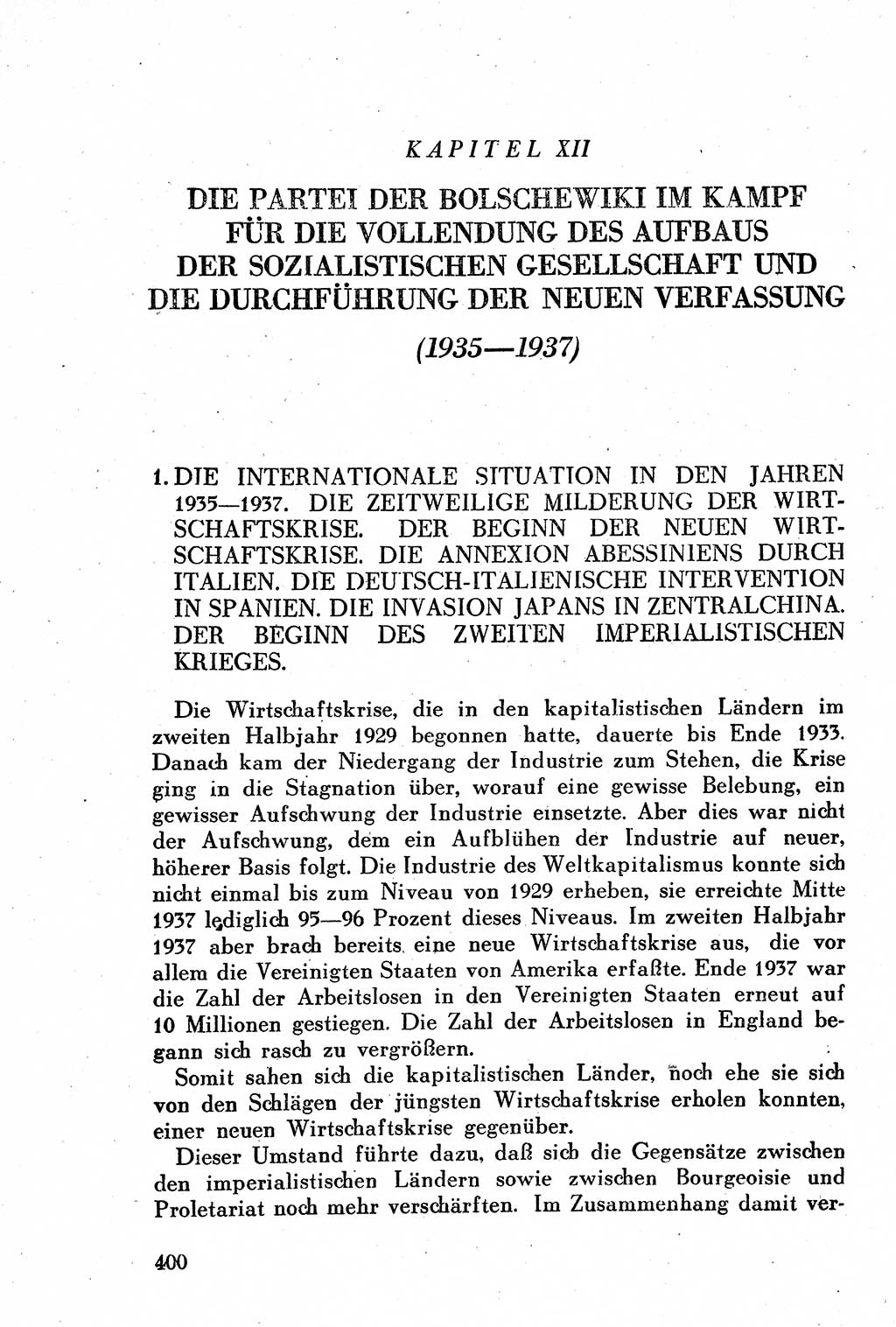 Geschichte der Kommunistischen Partei der Sowjetunion (KPdSU) [Sowjetische Besatzungszone (SBZ) Deutschlands] 1946, Seite 400 (Gesch. KPdSU SBZ Dtl. 1946, S. 400)