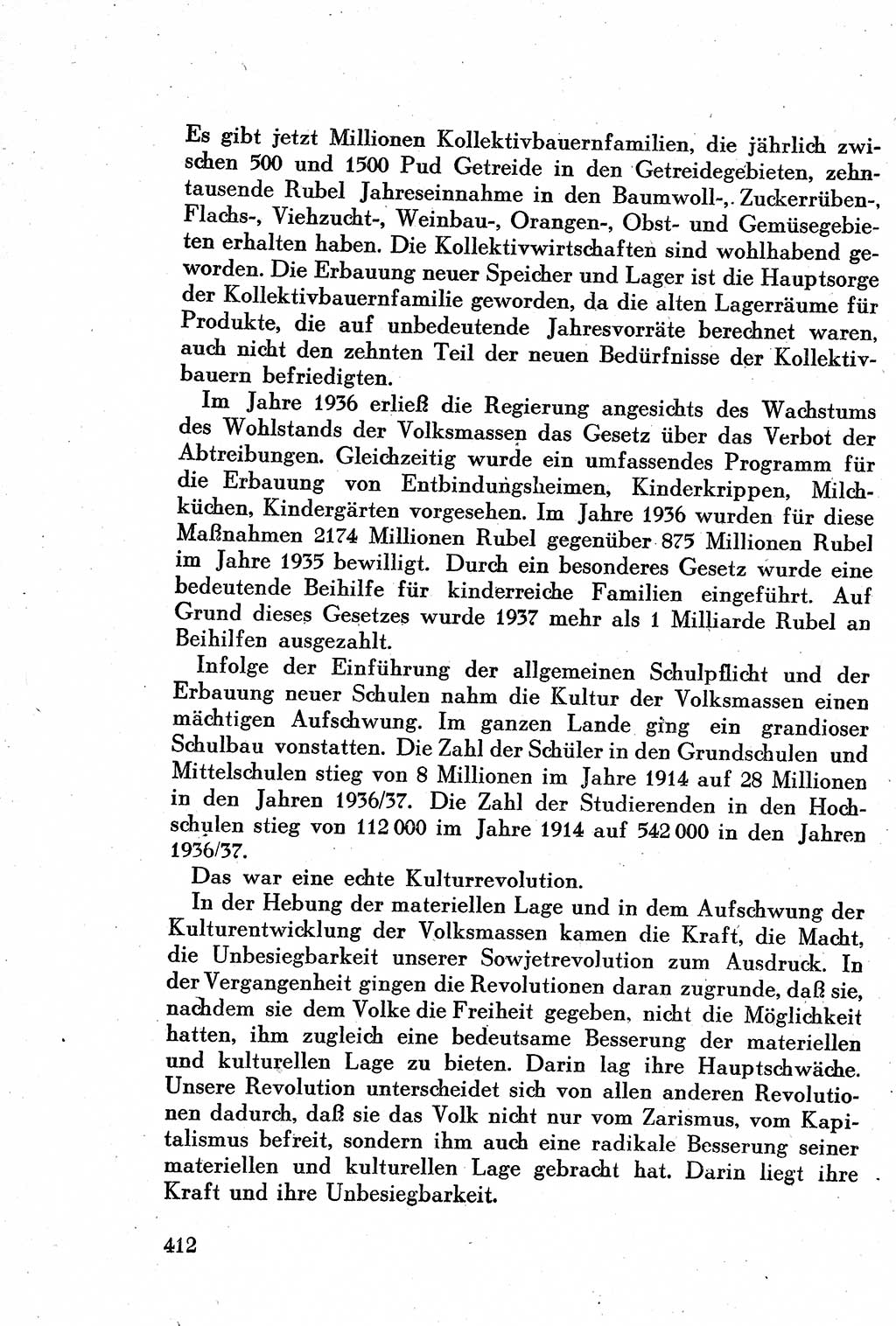 Geschichte der Kommunistischen Partei der Sowjetunion (KPdSU) [Sowjetische Besatzungszone (SBZ) Deutschlands] 1946, Seite 412 (Gesch. KPdSU SBZ Dtl. 1946, S. 412)