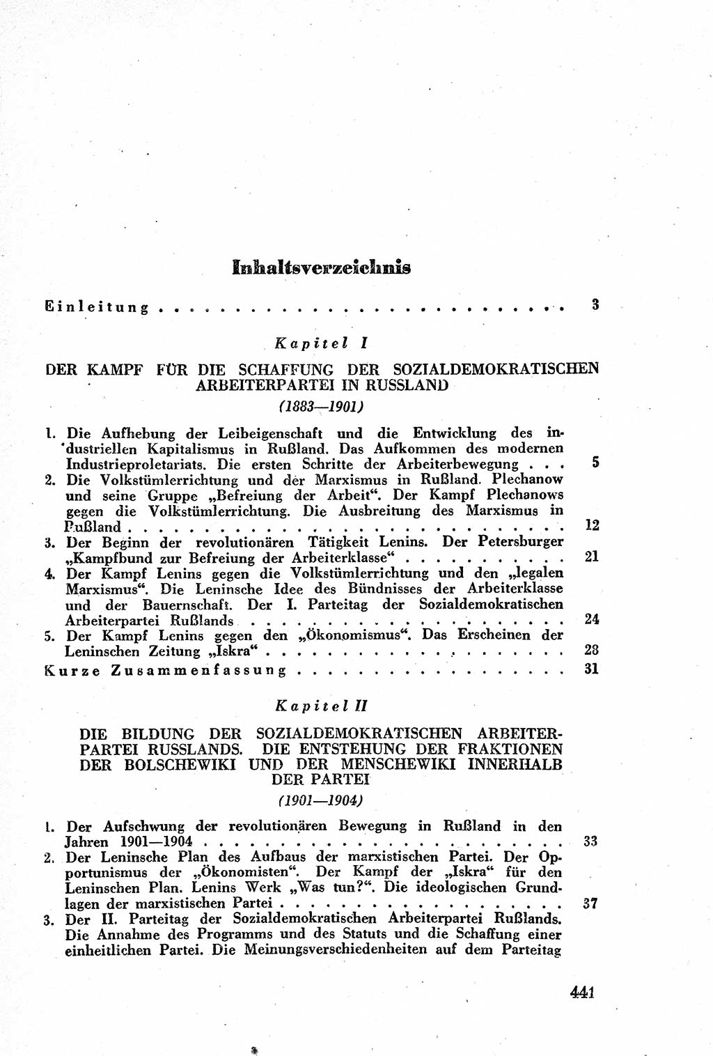 Geschichte der Kommunistischen Partei der Sowjetunion (KPdSU) [Sowjetische Besatzungszone (SBZ) Deutschlands] 1946, Seite 441 (Gesch. KPdSU SBZ Dtl. 1946, S. 441)