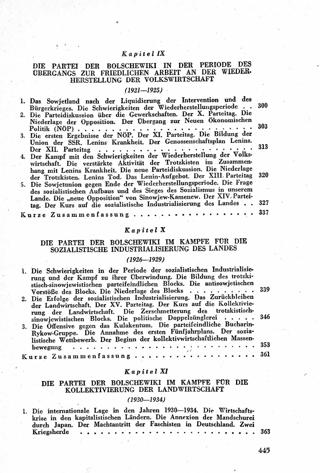 Geschichte der Kommunistischen Partei der Sowjetunion (KPdSU) [Sowjetische Besatzungszone (SBZ) Deutschlands] 1946, Seite 445 (Gesch. KPdSU SBZ Dtl. 1946, S. 445)