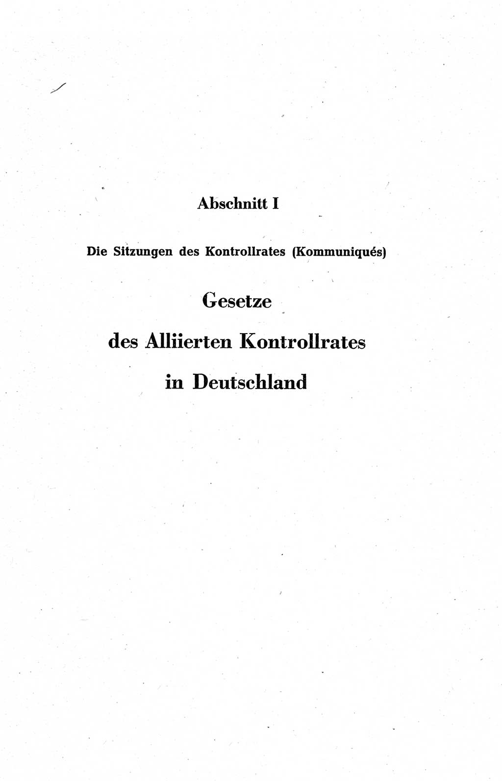 Der Alliierte Kontrollrat für Deutschland - Die Alliierte Kommandantur der Stadt Berlin, Kommuniqués, Gesetze, Direktiven, Befehle, Anordnungen, Sammelheft 2 1946, Seite 3 (AKR Dtl., All. Kdtr. Bln., 1946, S. 3)