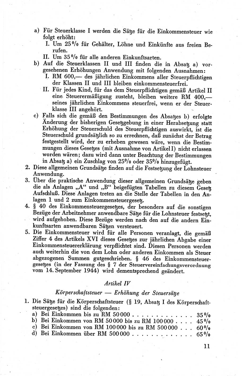 Der Alliierte Kontrollrat für Deutschland - Die Alliierte Kommandantur der Stadt Berlin, Kommuniqués, Gesetze, Direktiven, Befehle, Anordnungen, Sammelheft 2 1946, Seite 11 (AKR Dtl., All. Kdtr. Bln., 1946, S. 11)