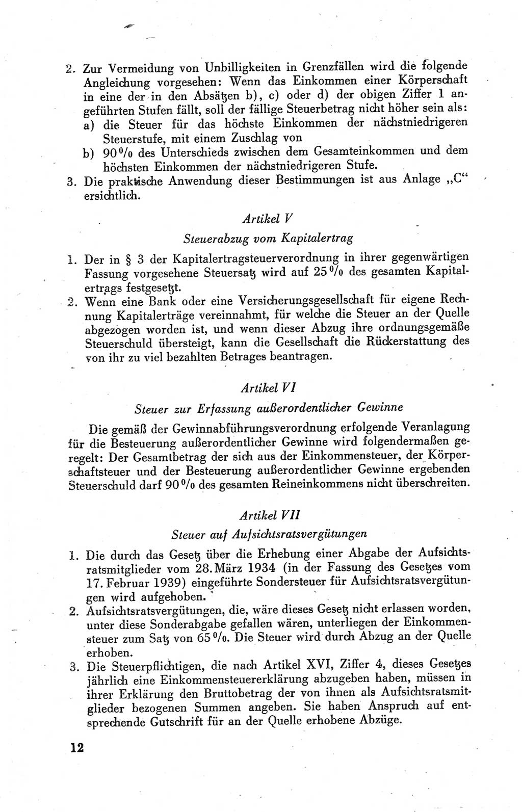 Der Alliierte Kontrollrat für Deutschland - Die Alliierte Kommandantur der Stadt Berlin, Kommuniqués, Gesetze, Direktiven, Befehle, Anordnungen, Sammelheft 2 1946, Seite 12 (AKR Dtl., All. Kdtr. Bln., 1946, S. 12)