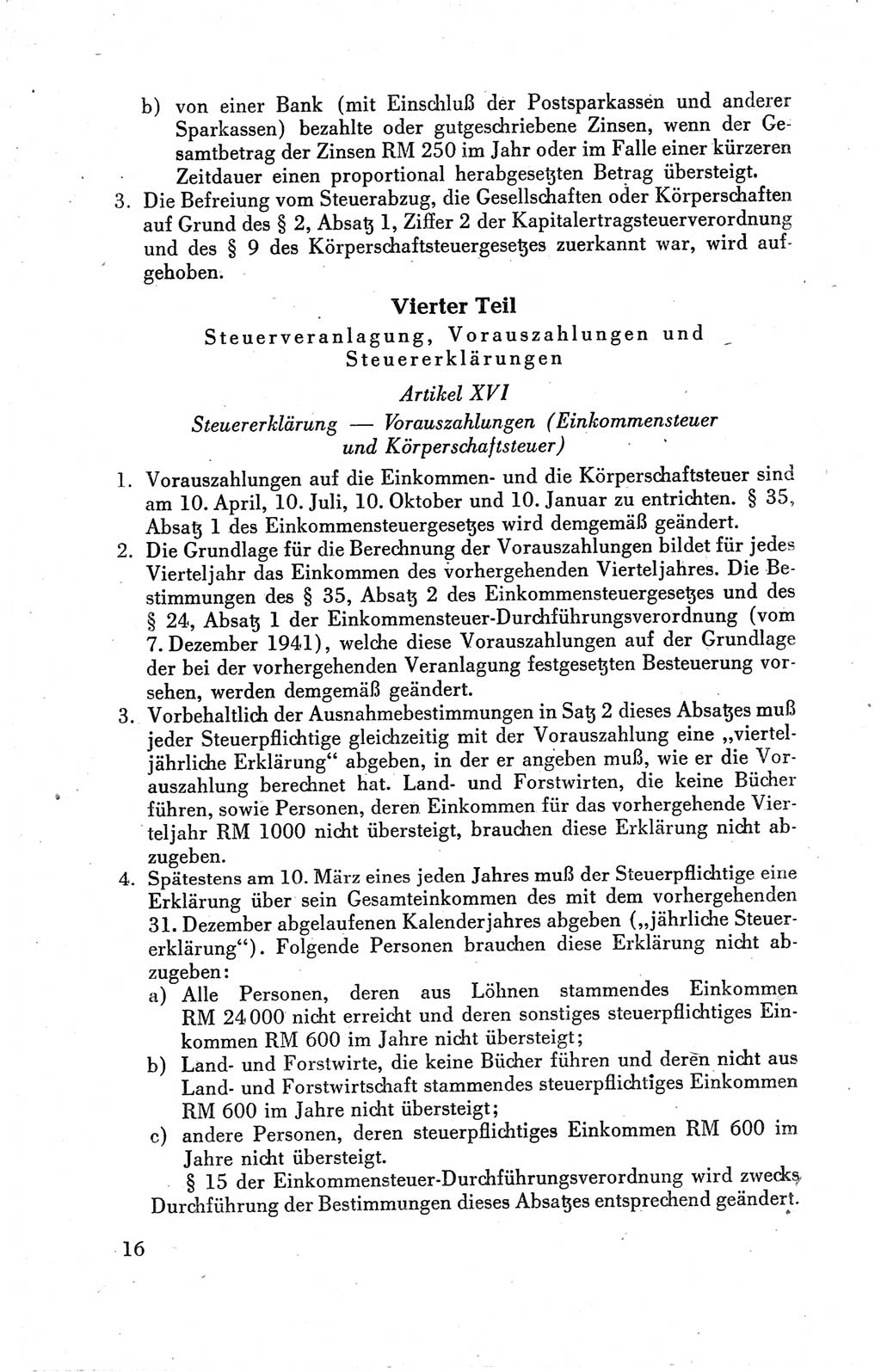 Der Alliierte Kontrollrat für Deutschland - Die Alliierte Kommandantur der Stadt Berlin, Kommuniqués, Gesetze, Direktiven, Befehle, Anordnungen, Sammelheft 2 1946, Seite 16 (AKR Dtl., All. Kdtr. Bln., 1946, S. 16)