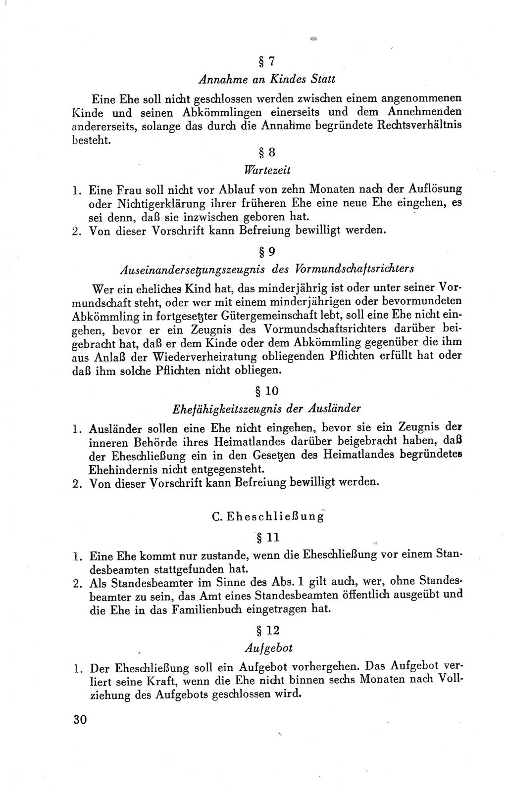 Der Alliierte Kontrollrat für Deutschland - Die Alliierte Kommandantur der Stadt Berlin, Kommuniqués, Gesetze, Direktiven, Befehle, Anordnungen, Sammelheft 2 1946, Seite 30 (AKR Dtl., All. Kdtr. Bln., 1946, S. 30)