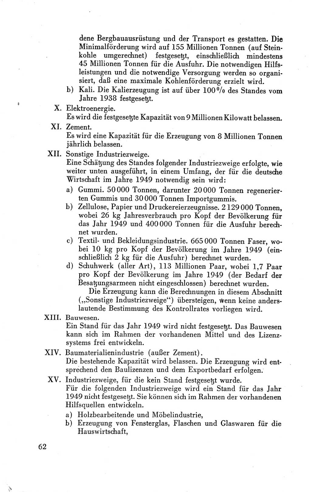 Der Alliierte Kontrollrat für Deutschland - Die Alliierte Kommandantur der Stadt Berlin, Kommuniqués, Gesetze, Direktiven, Befehle, Anordnungen, Sammelheft 2 1946, Seite 62 (AKR Dtl., All. Kdtr. Bln., 1946, S. 62)