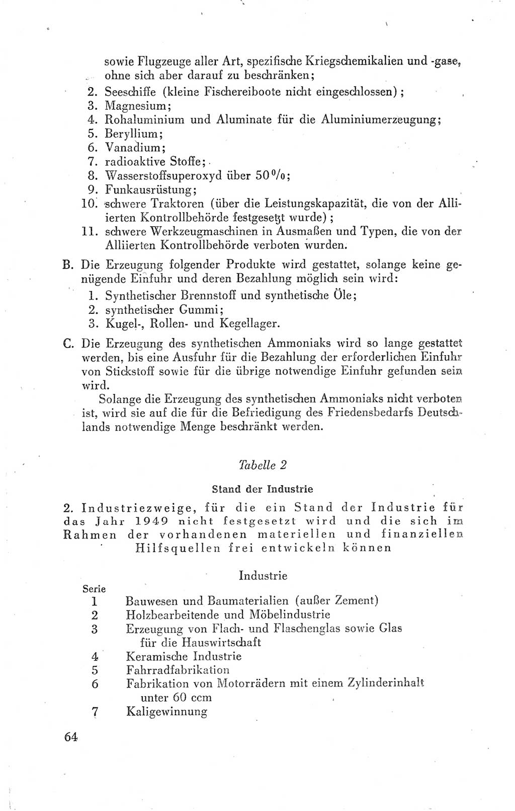 Der Alliierte Kontrollrat für Deutschland - Die Alliierte Kommandantur der Stadt Berlin, Kommuniqués, Gesetze, Direktiven, Befehle, Anordnungen, Sammelheft 2 1946, Seite 64 (AKR Dtl., All. Kdtr. Bln., 1946, S. 64)