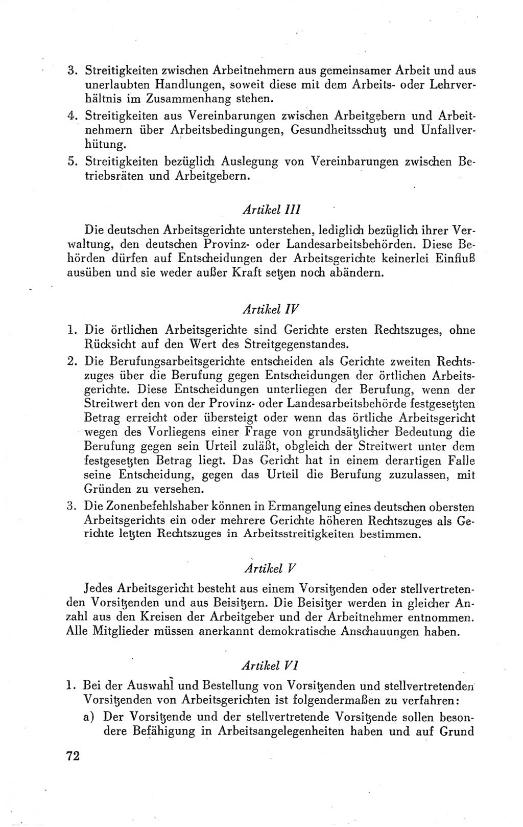 Der Alliierte Kontrollrat für Deutschland - Die Alliierte Kommandantur der Stadt Berlin, Kommuniqués, Gesetze, Direktiven, Befehle, Anordnungen, Sammelheft 2 1946, Seite 72 (AKR Dtl., All. Kdtr. Bln., 1946, S. 72)