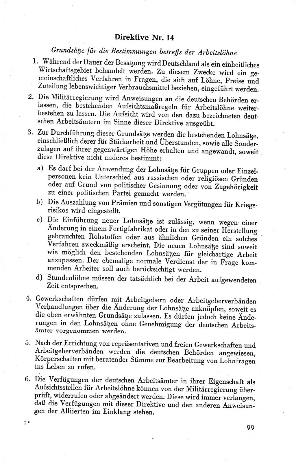 Der Alliierte Kontrollrat für Deutschland - Die Alliierte Kommandantur der Stadt Berlin, Kommuniqués, Gesetze, Direktiven, Befehle, Anordnungen, Sammelheft 2 1946, Seite 99 (AKR Dtl., All. Kdtr. Bln., 1946, S. 99)