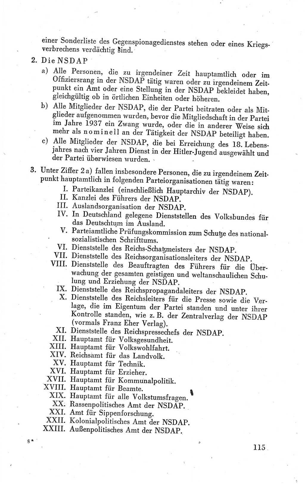 Der Alliierte Kontrollrat für Deutschland - Die Alliierte Kommandantur der Stadt Berlin, Kommuniqués, Gesetze, Direktiven, Befehle, Anordnungen, Sammelheft 2 1946, Seite 115 (AKR Dtl., All. Kdtr. Bln., 1946, S. 115)